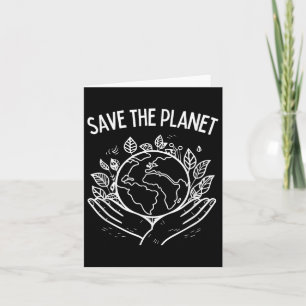 Carte Save The Planet Jour des terres 2025 Environnement