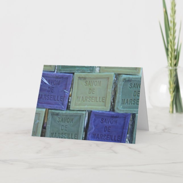 Carte Savon de Marseille (Devant)