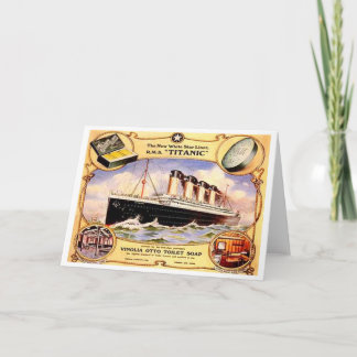 Carte Savon Titanic