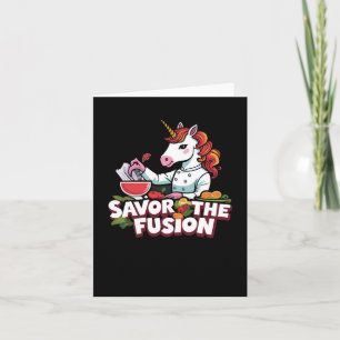 Carte Savourez Le Sticker Fusion Unicorn