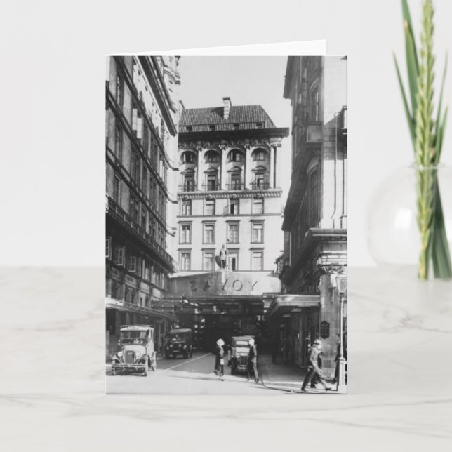 Carte Savoy Hotel, London Greeting Card (Devant)