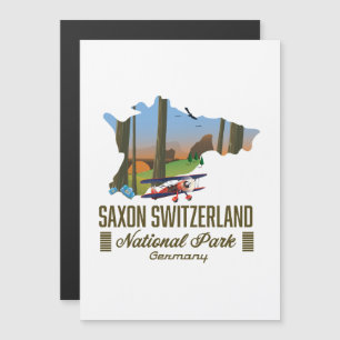 Carte Saxon Suisse Parc national Allemagne