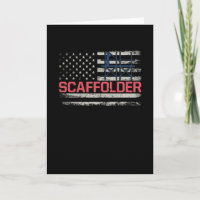 Scaffolder USA Drapeau fabricant échafaudage