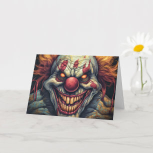 Carte Scandale Scandale Cirque Funhouse Clown Halloween