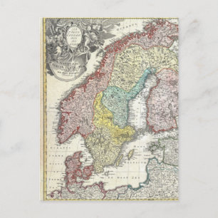 Carte scandinave vintage