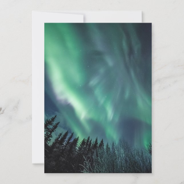 Carte Scandinavie Northern Lights (Devant)