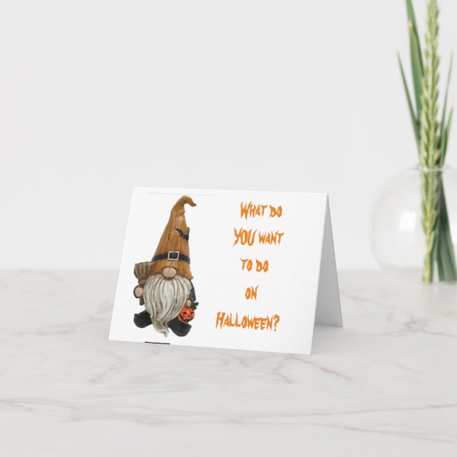 CARTE SCAREY MAIS CUTE ET AMUSANT HALLOWEWEEN POUR VOUS (Devant)