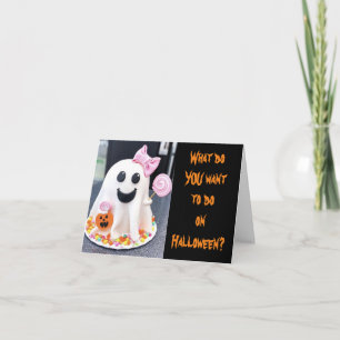 CARTE SCAREY POURTANT CUIRE ET FUNNY GHOST POUR VOUS