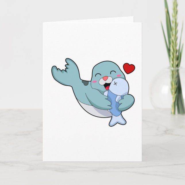 Carte Sceau au Poisson (Devant)