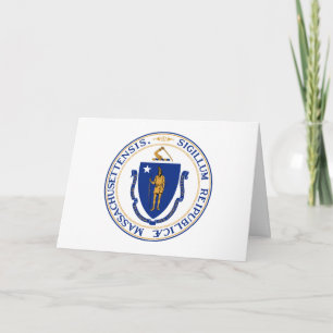 Carte Sceau du Massachusetts