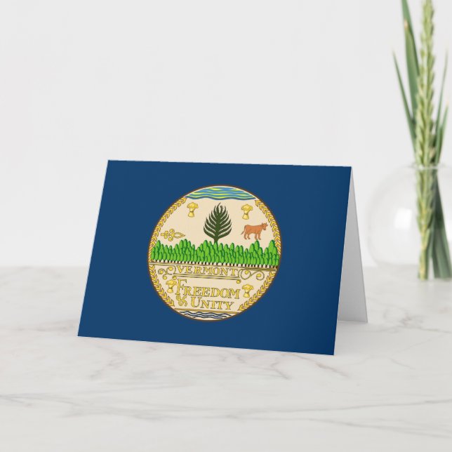 Carte Sceau du Vermont (Devant)