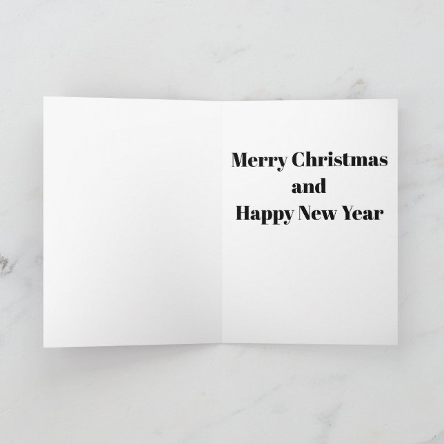 Carte Scène 1 Ampoules de Noël (Intérieur)