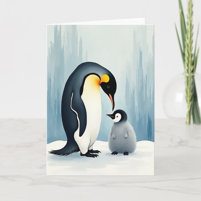 Carte Scène de la Fête des Pères Arctique (Devant)
