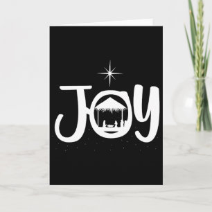 Carte Scène de la Nativité de Jésus Joie Vêtements de No