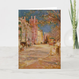 Carte Scène de la rue Boston - Edward Mitchell Banister