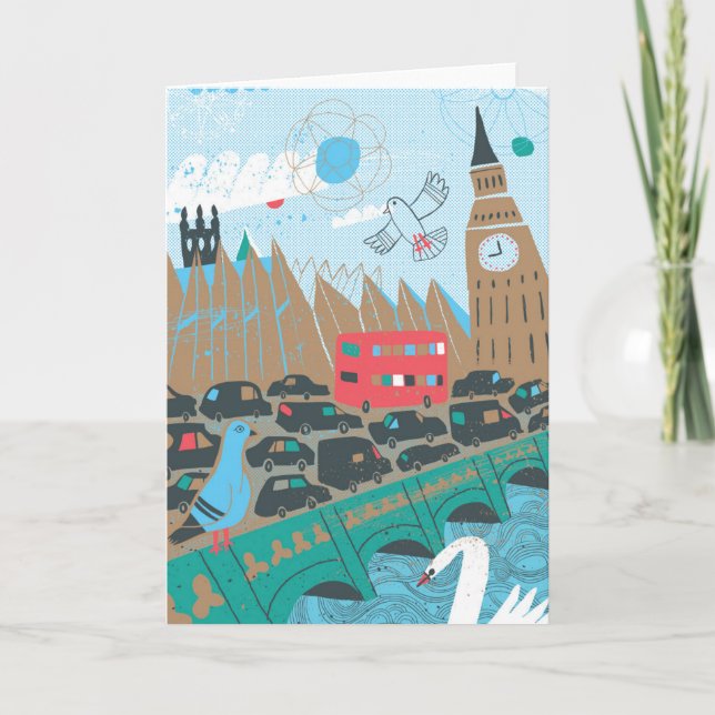 Carte Scène de la ville du Royaume-Uni (Devant)