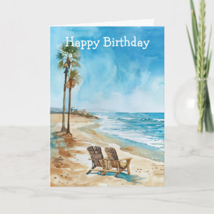 Carte Scène de plage