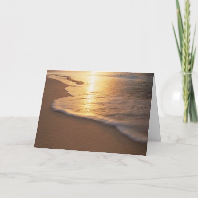 Carte scène de plage (Devant)