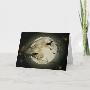 Carte Scène d'Halloween