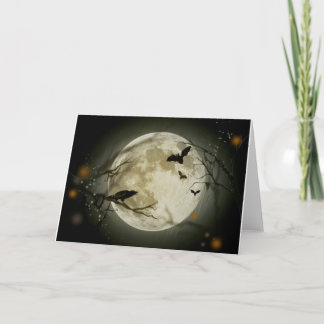 Carte Scène d'Halloween