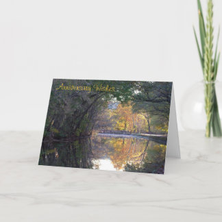 Carte Scène du canal C&O pour l'anniversaire de mariage