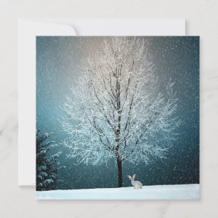 Carte Scène hivernale