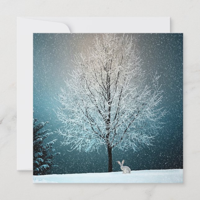Carte Scène hivernale (Devant)