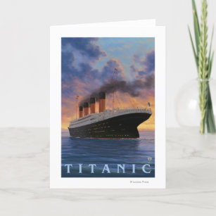 Carte Scène Titanic Ligne étoile blanche
