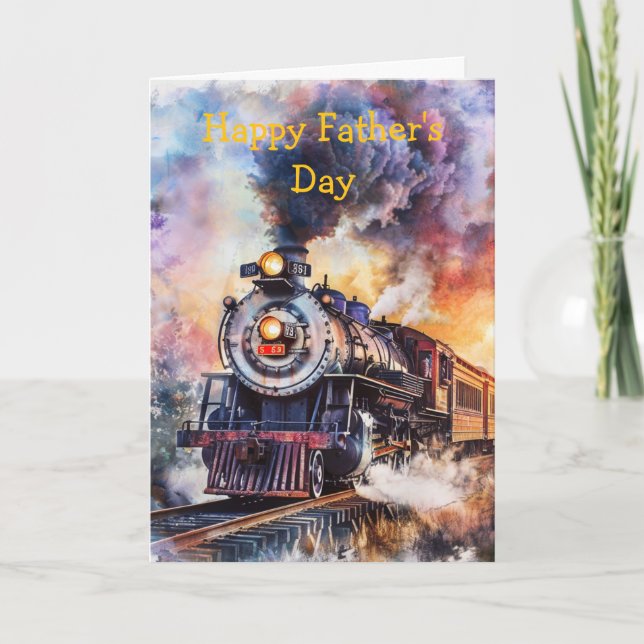 Carte Scenic Landscape with Train (Devant)