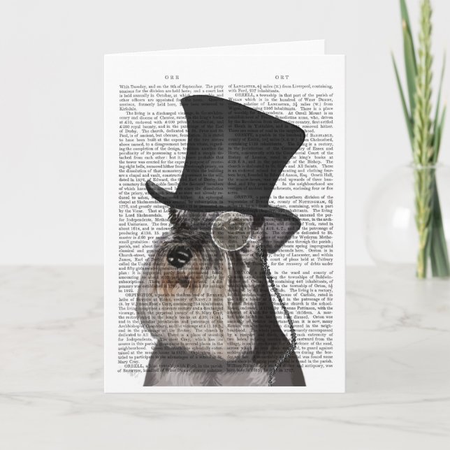 Carte Schnauzer, Hound officiel et Casquette (Devant)