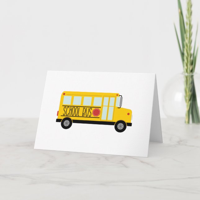 Carte School Bus (Devant)