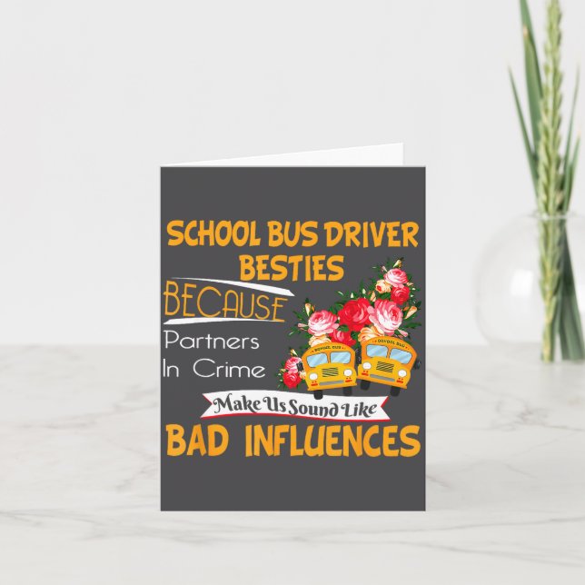 Carte School Bus Driver Ies  (Devant)