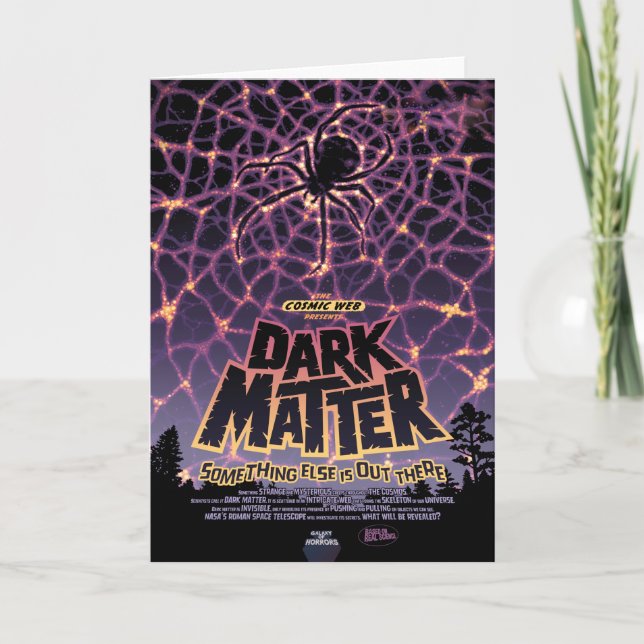 Carte Sci-Fi Horror Movie Ad, Matière Noire (Devant)