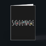 Carte Science<br><div class="desc">Un Design Scientifique Magnifique. Une parfaite correspondance pour chaque scientifique, étudiant en sciences, professeur de sciences et amoureux des sciences. Idée cadeau génial pour les hommes, les femmes, les ados et les enfants.</div>