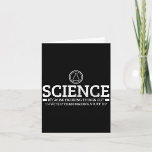 Carte Science Physique Chimie Nerd Citation Drôle Scient
