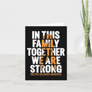 Carte Sclérose Soutien Mme Sclérose en plaques Sensibili