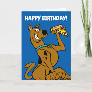 Carte Scooby Doo Avec Pizza Slice