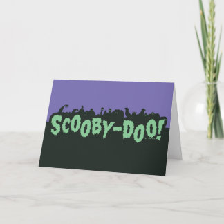 Carte Scooby-Doo ! Logo Monster Silhouette