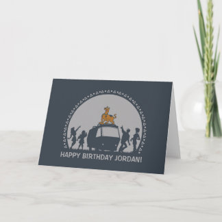 Carte Scooby-Doo Style Tribal Van Silhouette