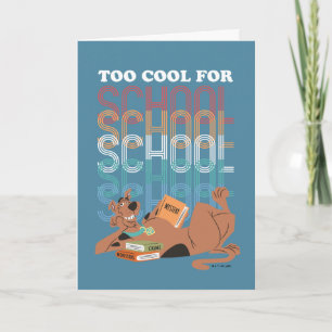 Carte Scooby Doo Trop Cool Pour L'École