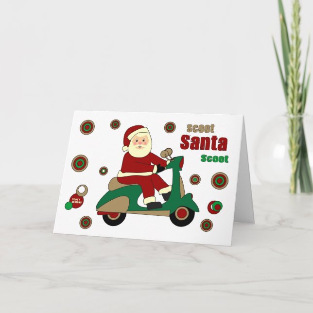 Carte Scoot Père Noël Scoot (Devant)