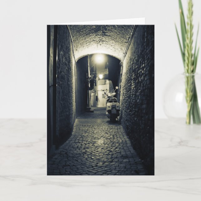 Carte Scooter de Vespa en Italie (Devant)