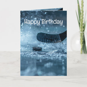 Carte Score Big Anniversaire Hockey sur glace Sport