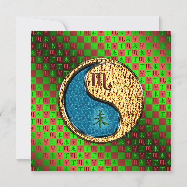 Carte Scorpio & Fire Goat (Devant)