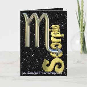 Carte Scorpio - October 24 à novembre 22