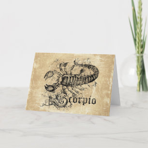 Carte Scorpio Vintage