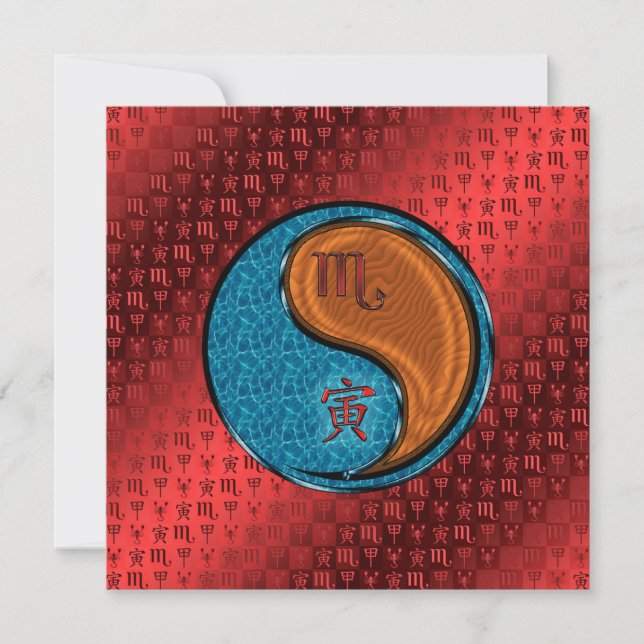 Carte Scorpio & Wood Tiger (Devant)