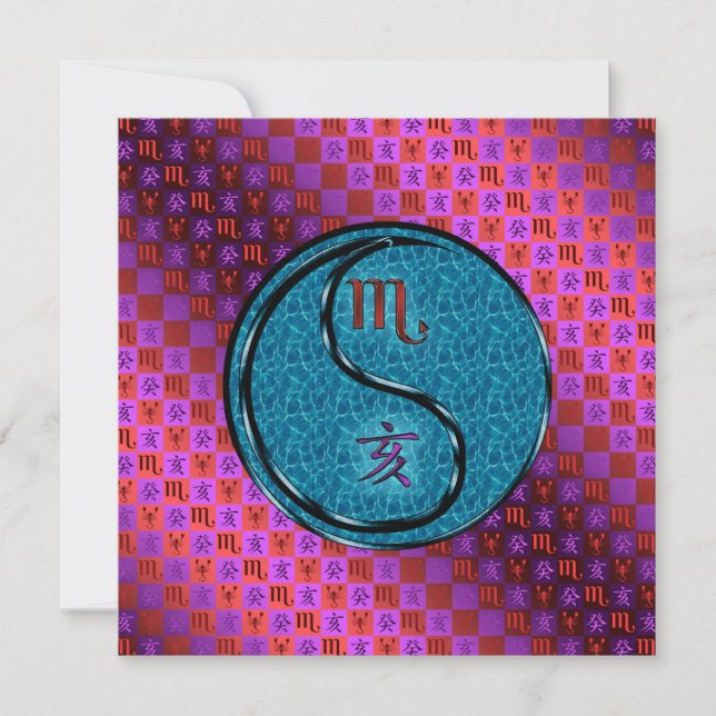 Carte Scorpion & Sanglier d'eau (Devant)