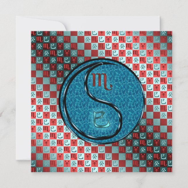 Carte Scorpion & Serpent d'eau (Devant)