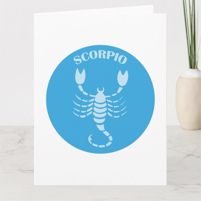 Carte Scorpion, Signe Zodiaque, Horoscope, Astrologie (Devant)